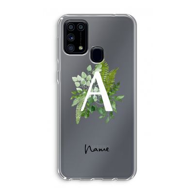 Green Brush: Samsung Galaxy M31 Transparant Hoesje