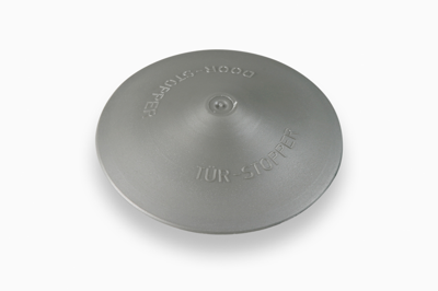 Metafranc Deurstop Anti-Slip Zilver W - WU0431016