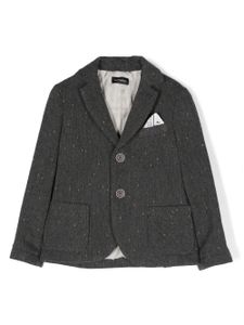 Monnalisa blazer à simple boutonnage - Gris