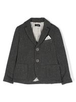 Monnalisa blazer à simple boutonnage - Gris