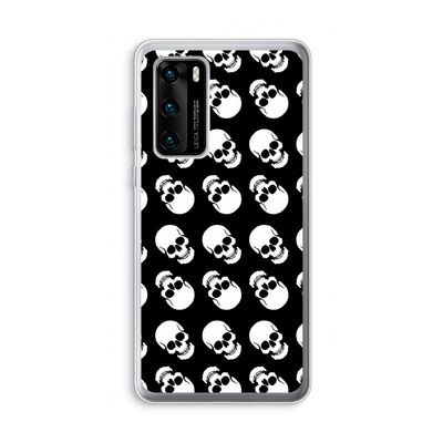 Musketon Skulls: Huawei P40 Transparant Hoesje