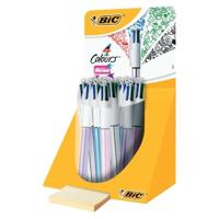 Balpen bic 4kleuren shine m assorti