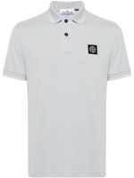 Stone Island polo à patch logo - Gris