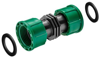 Verbindingsstuk 1 inch -1 inch voor 2 ventielboxen V3 - Gardena