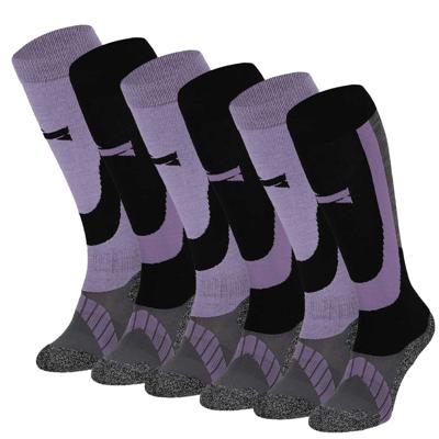 Xtreme Skisokken Unisex 6-pack Multi Purple-39/42