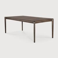 Ethnicraft Eettafel 'Bok' Gevernist Eikenhout, 180 x 90cm, kleur Bruin