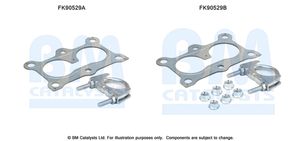 Montageset, katalysator BM CATALYSTS, u.a. für Audi, Skoda, VW, Seat