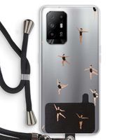 Dancing #1: Oppo A94 5G Transparant Hoesje met koord