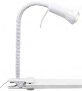 Brilliant Witte bureaulamp Flex met klem 24705T05