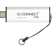 Q-CONNECT USB-C stick 3.2 Gen1, zilver, 16 GB