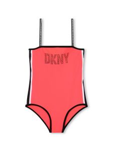 Dkny Kids maillot de bain à logo imprimé - Rose