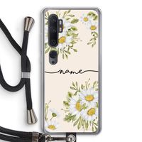 Daisies: Xiaomi Mi Note 10 Transparant Hoesje met koord