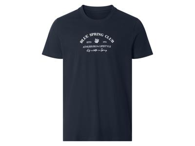 esmara Men Heren T-shirt (Marineblauw, S) esmara Men Heren T-shirt (Marineblauw, S)