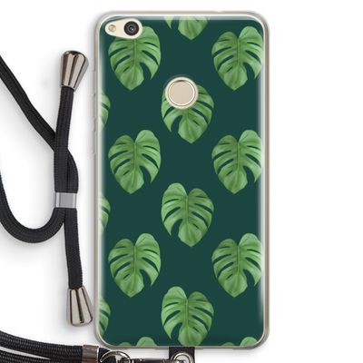 Monstera leaves: Huawei Ascend P8 Lite (2017) Transparant Hoesje met koord