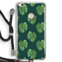 Monstera leaves: Huawei Ascend P8 Lite (2017) Transparant Hoesje met koord