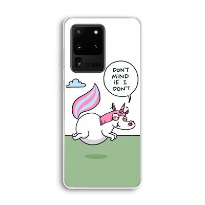 Unicorn: Samsung Galaxy S20 Ultra Transparant Hoesje