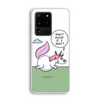 Unicorn: Samsung Galaxy S20 Ultra Transparant Hoesje