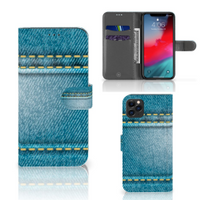 Apple iPhone 11 Pro Max Wallet Case met Pasjes Jeans