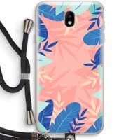 Tropisch: Samsung Galaxy J7 (2017) Transparant Hoesje met koord
