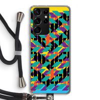 Skew Bee 1: Samsung Galaxy S21 Ultra Transparant Hoesje met koord