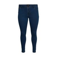 VERO MODA CURVE regular waist slim fit jegging VMLUDY dark denim - thumbnail