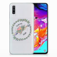 Samsung Galaxy A70 Telefoonhoesje met Naam Boho Dreams - thumbnail