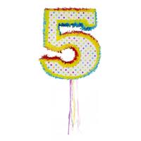 Verjaardag feest pinata - 5 jaar - leeftijd feestartikelen - om zelf te vullen