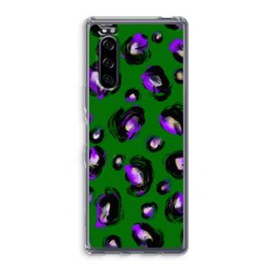 Green Cheetah: Sony Xperia 5 Transparant Hoesje