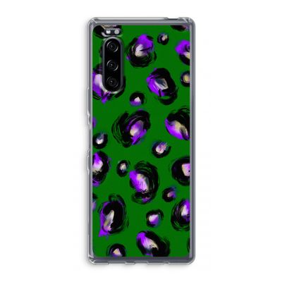 Green Cheetah: Sony Xperia 5 Transparant Hoesje