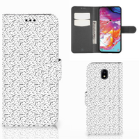 Samsung Galaxy A70 Telefoon Hoesje Stripes Dots