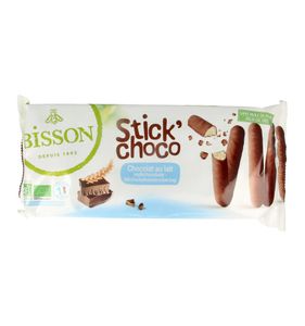 Stick choco melkchocolade bio