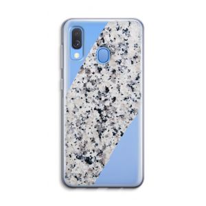 Gespikkelde marmer: Samsung Galaxy A40 Transparant Hoesje