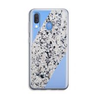 Gespikkelde marmer: Samsung Galaxy A40 Transparant Hoesje