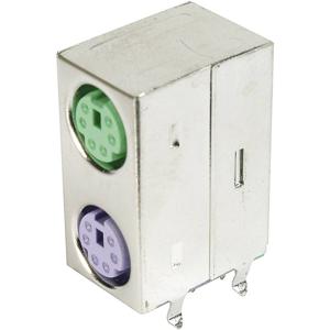 ASSMANN WSW A-DIO-DP/06 GV Dual poort mini DIN-connector afgeschermd Aantal polen: 6 Inhoud: 1 stuk(s)