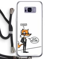 GSM secure: Samsung Galaxy S8 Plus Transparant Hoesje met koord