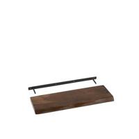 J-Line wanddecoratie Gerard Acacia - hout - bruin - small