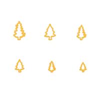 Nellie's Choice • shape dies dennenbomen 6st.