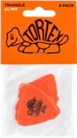 Dunlop 431P60 Tortex Triangle Plectrum 0.60mm 6-Pack