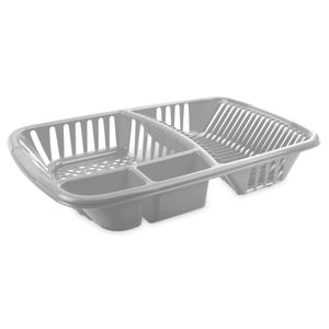Afwas afdruiprek antraciet grijs 52 x 33 x 9 cm