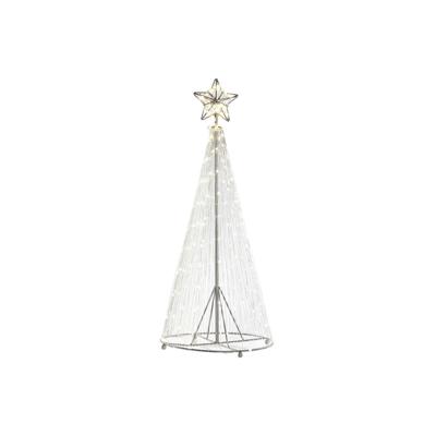 Kerstversiering DKD Home Decor Zilverkleurig 25 x 25 x 60 cm