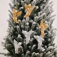 Gouden en Zilveren Kerstboom Engel Hangers - Home & Living - Spiritueelboek.nl