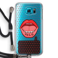 Yolo Denise: Samsung Galaxy S6 Transparant Hoesje met koord