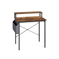 Bureau met monitorstandaard voor thuiskantoor 80 x 55 cm