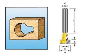 Makita Accessoires Sleutelgatfrees HM S8 - D-11988