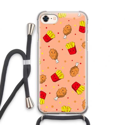 Chicken 'n Fries: iPhone 8 Transparant Hoesje met koord