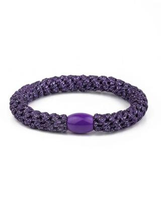 Banditz Haarelastiekje en Armband Purple Glitter