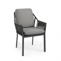 Tierra Outdoor Liv Diningstoel Charcoal - Tierra outdoor