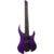 Legator G7FSS Ghost 7 Super Shred Purple Flame headless multi-scale 7-snarige elektrische gitaar