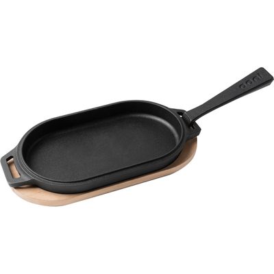 Gietijzeren Sizzler pan Bak-/braadpan