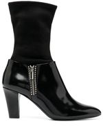 Emporio Armani bottines à design d'empiècements - Noir - thumbnail